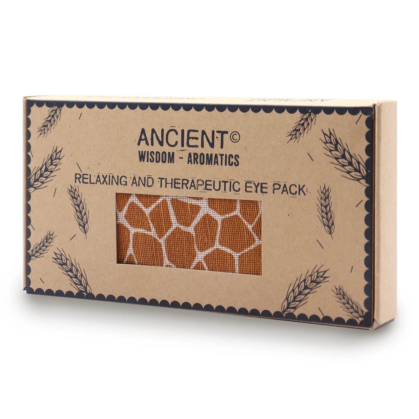 Lavender Natural Cotton and Juco Eye Pillow in Gift Box - Madagascar Giraffe by AW Dropship UK