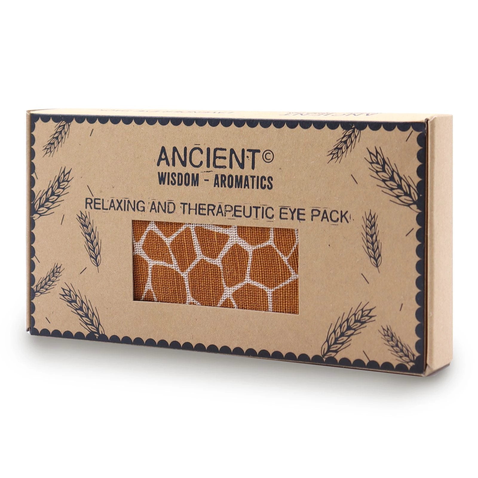 Lavender Natural Cotton and Juco Eye Pillow in Gift Box - Madagascar Giraffe by AW Dropship UK