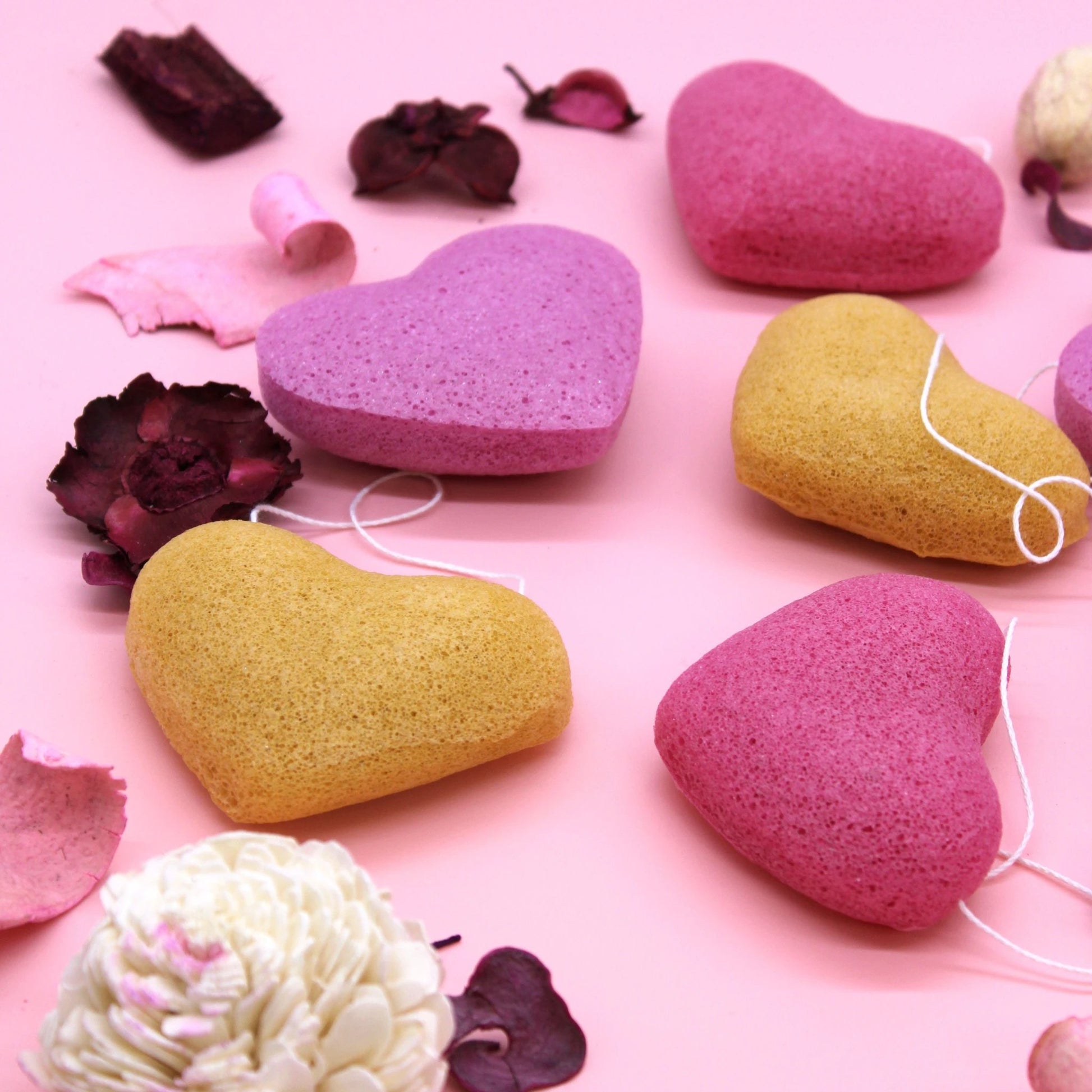 Konjac Heart Sponge - Lavender by AW Dropship UK