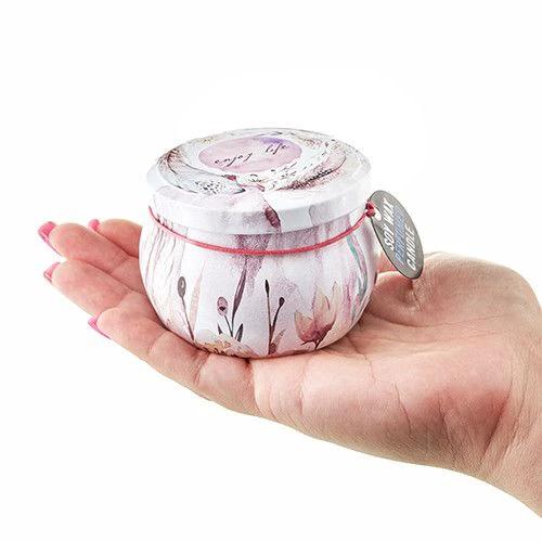 Art Tin Candle - Assorted Design - Romantic Garden - Tea & Rose by AW Dropship UK
