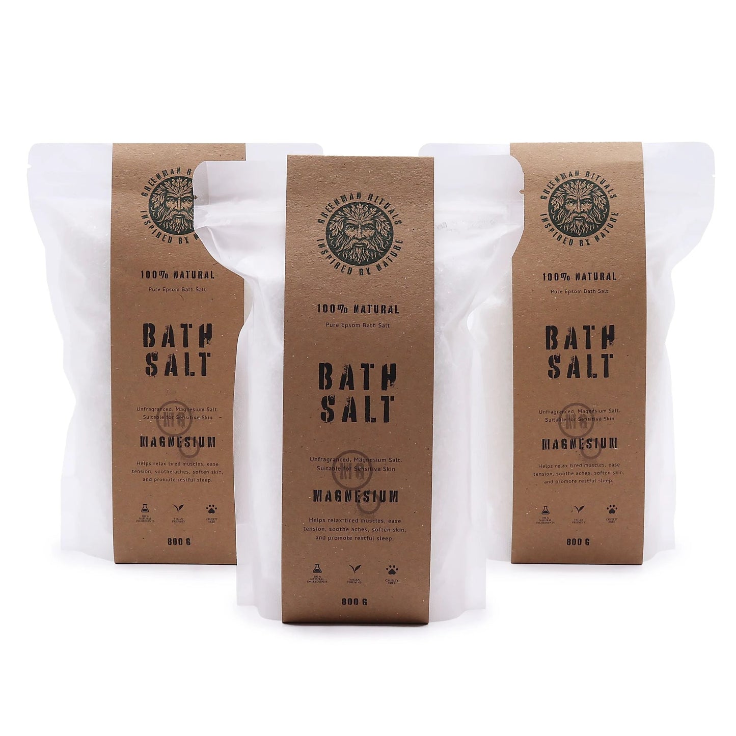 Greenman Rituals Magnesium Epsom Bath Salt – Pure Formula by AW Dropship UK