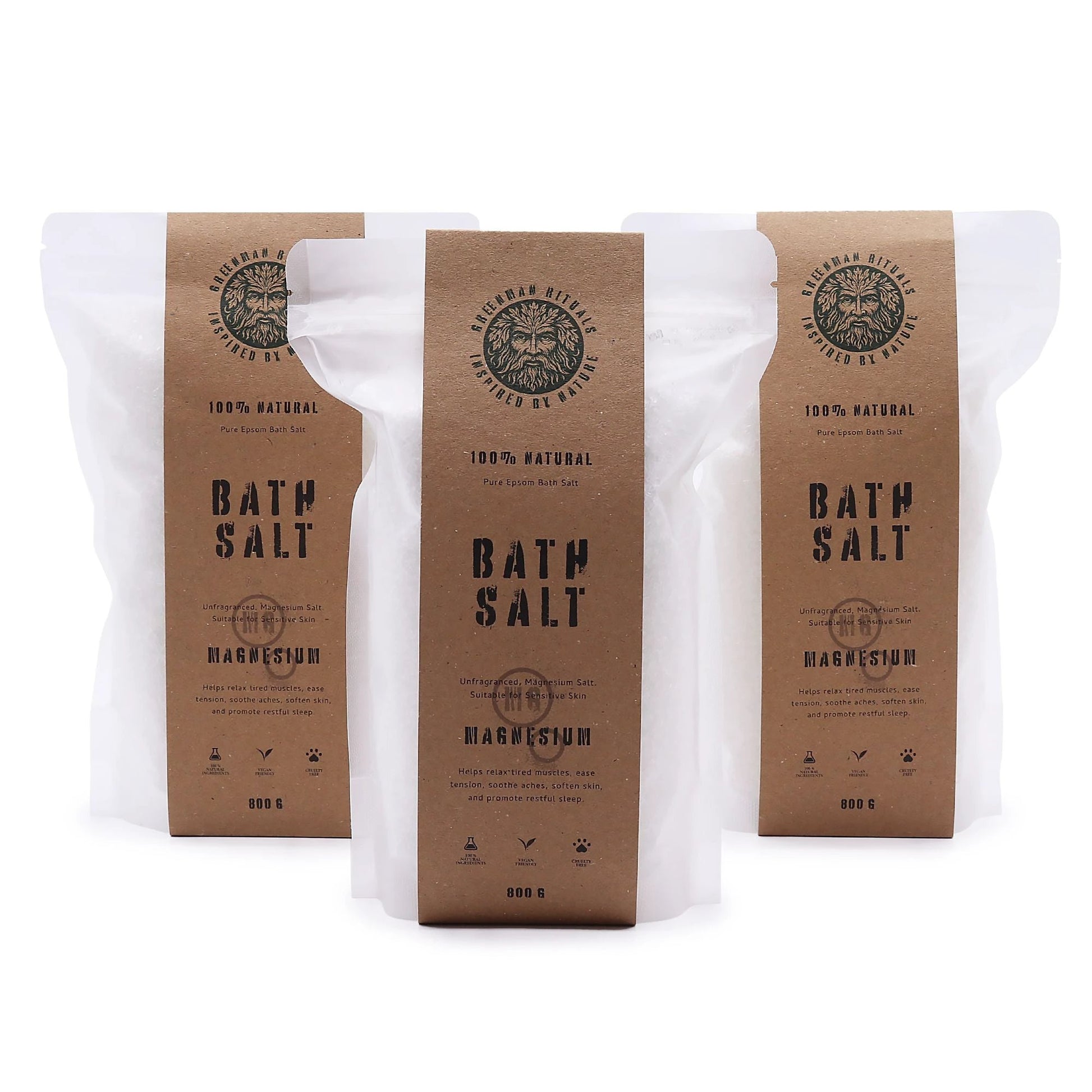 Greenman Rituals Magnesium Epsom Bath Salt – Pure Formula by AW Dropship UK