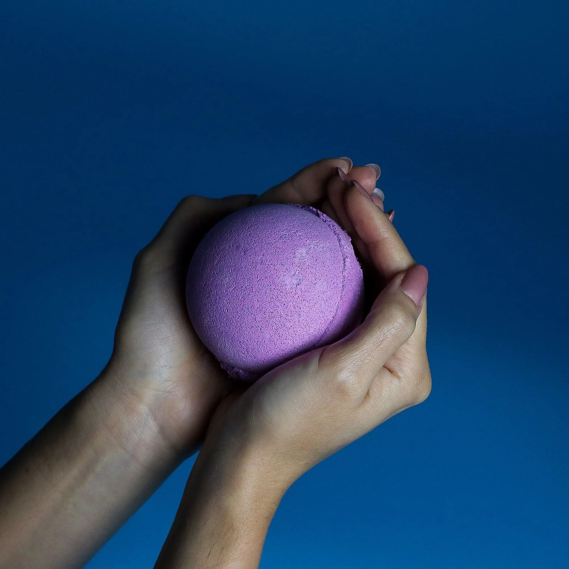 Blackberry Bath Bombs Set Of 3 180g Each Purple Finish Luxurious Fizz And Fragrance by AW Dropship UK