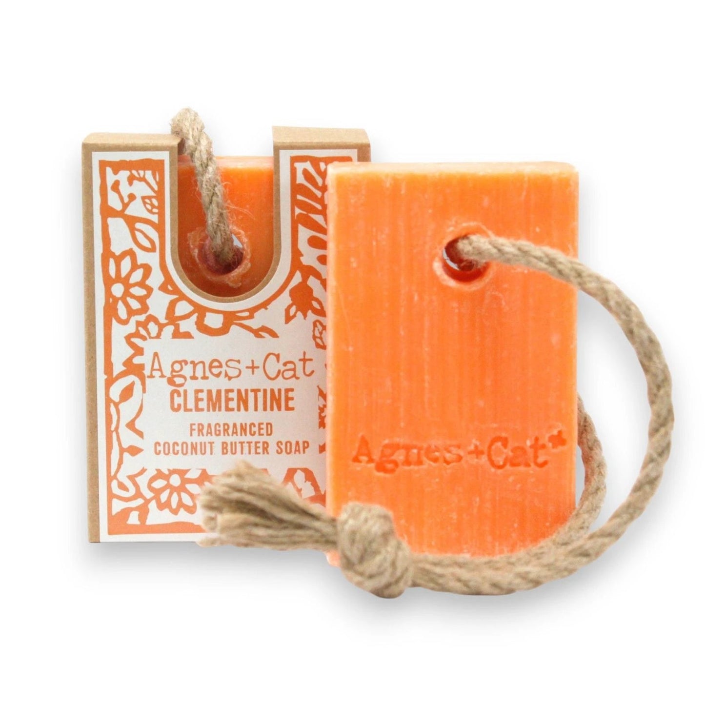 Agnes + Cat Soap On A Rope - Clementine by AW Dropship UK