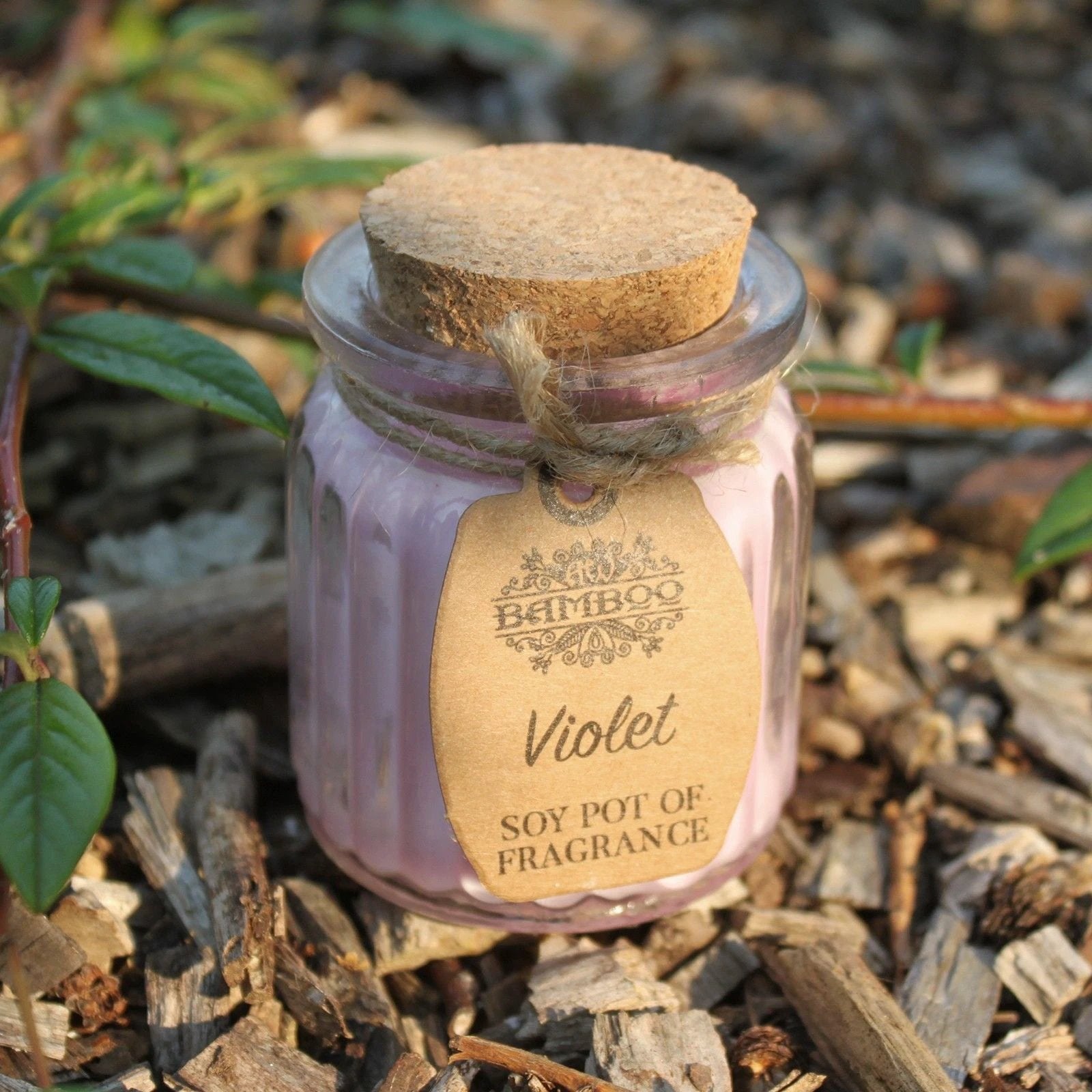 Violet Soy Pot of Fragrance Candles by AW Dropship UK