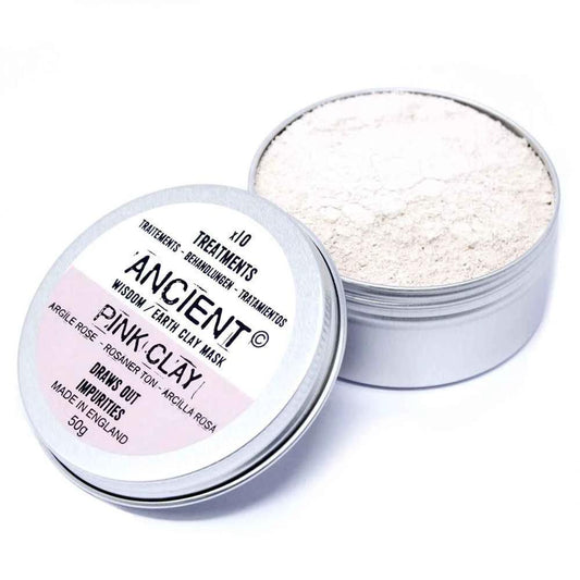 Pink Clay Face Mask 50g – Gentle Detox for Sensitive Skin