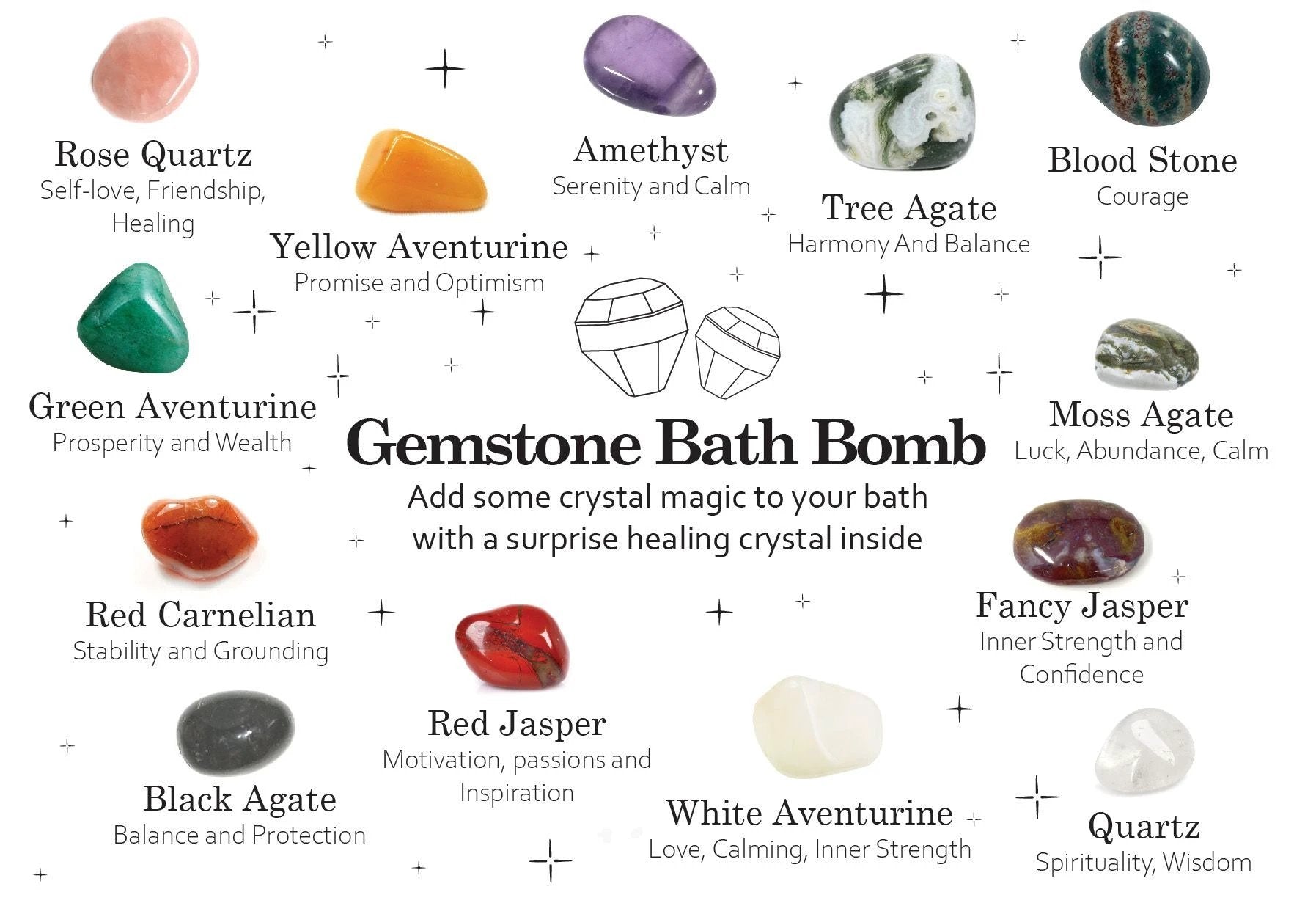 Gemstone Bath Bomb - Very Berry by AW Dropship UK