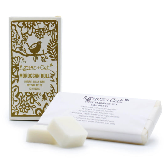 Agnes + Cat Box of 8 Wax Melts - Moroccan Roll by AW Dropship UK