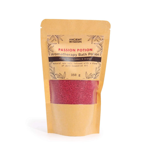 Aromatherapy Bath Potion in Kraft Bag 350g - Passion by AW Dropship UK