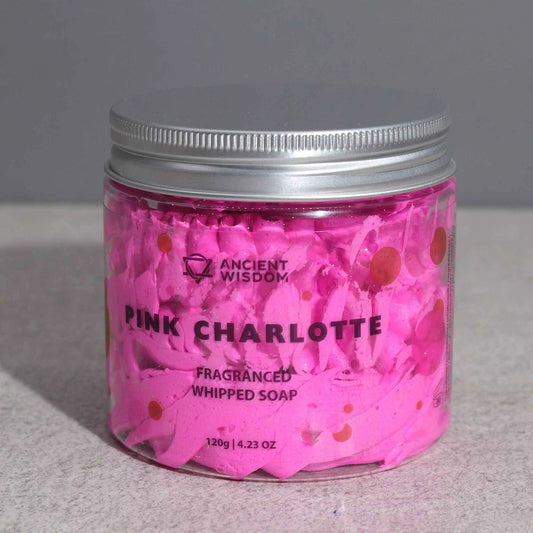 Pink Charlotte Whipped Cream Soap 120g – Calming Cleanse