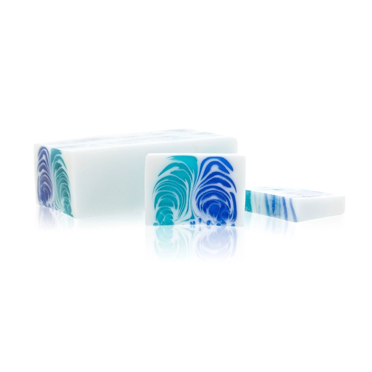 Handcrafted Soap Slice 100g Marine Fresh Sea Inspired Bath Bar For Daily Use Luxurious Refreshing Scent by AW Dropship UK