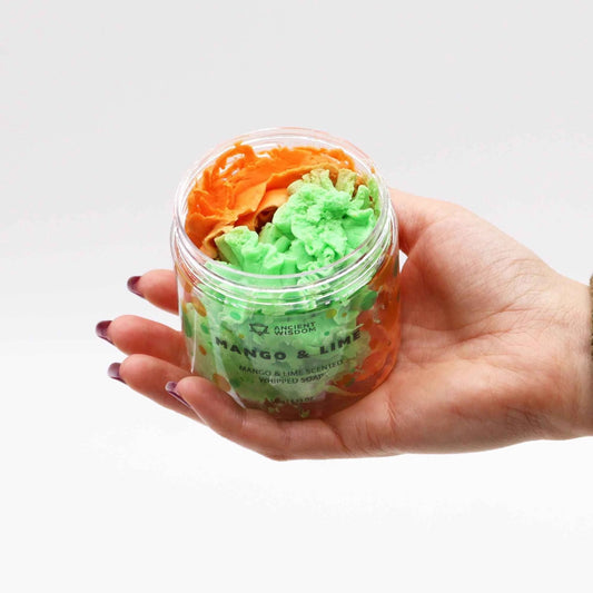 Mango & Lime Whipped Soap 120g – Tropical Indulgence