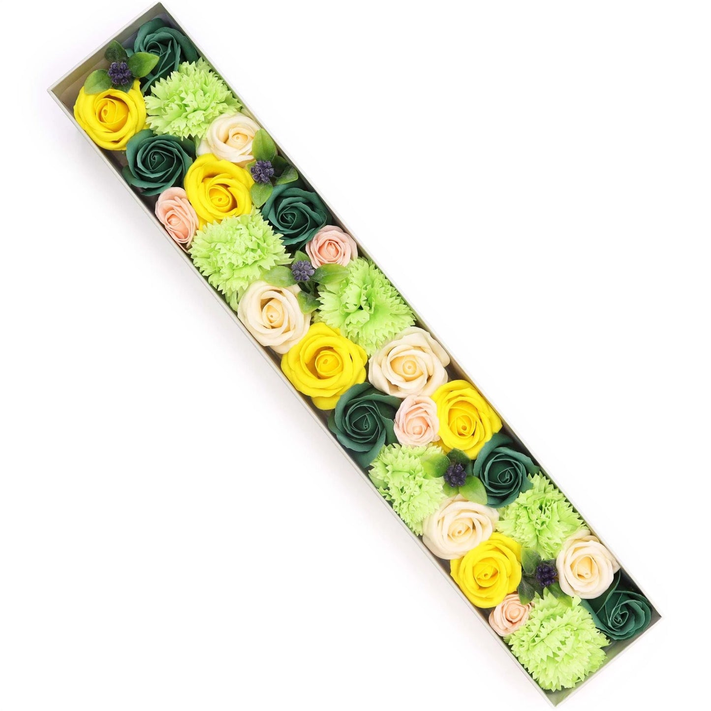 Extra Long Box - Spring Celibrations - Yellow & Greens by AW Dropship UK