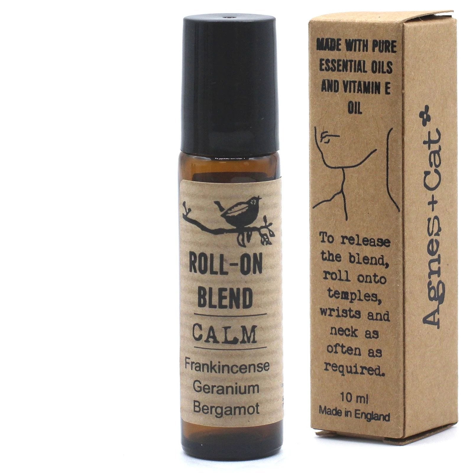 Agnes + Cat Roll On Essential Oil Blend - CALM by AW Dropship UK