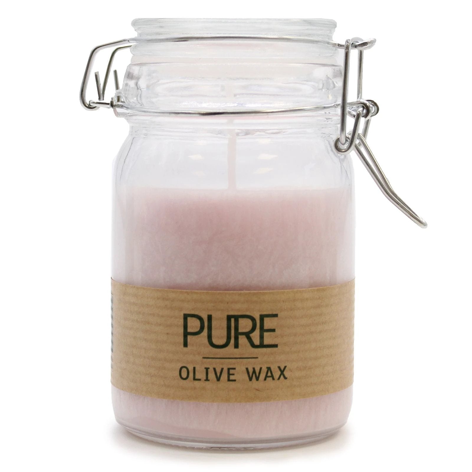 Pure Olive Wax Jar Candle 120x70 - Antique Rose by AW Dropship UK
