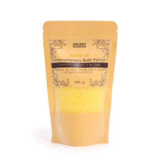 Aromatherapy Bath Potion in Kraft Bag 350g - Wake Up by AW Dropship UK