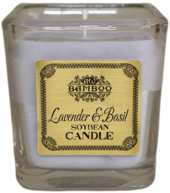 Soybean Jar Candles - Lavender & Basil by AW Dropship UK
