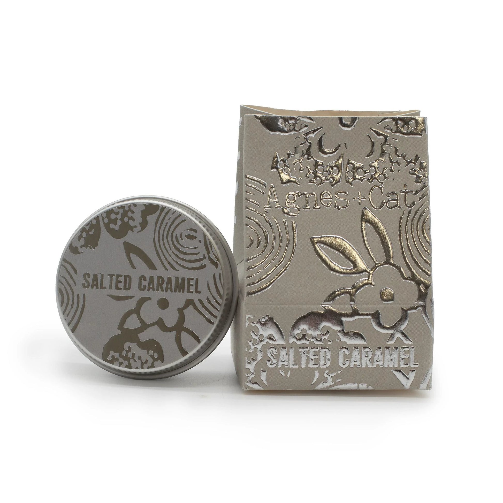 Agnes And Cat Lip Balm Salted Caramel Creamy Nourishing Everyday Lip Care UK Hand Poured by AW Dropship UK