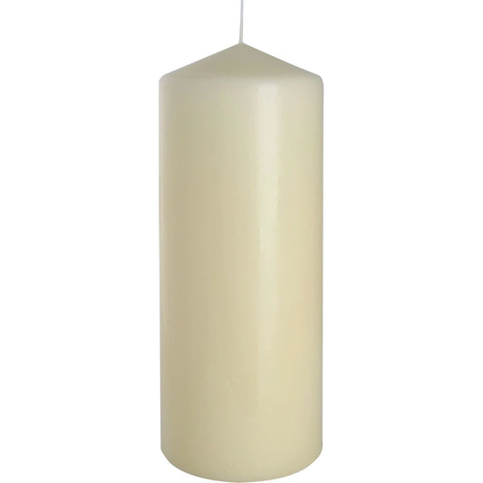 Pillar Candle 80x200mm - Ivory by AW Dropship UK