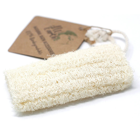 Natural Loofah Scrub on Rope - 5" - 12.7 cm by AW Dropship UK