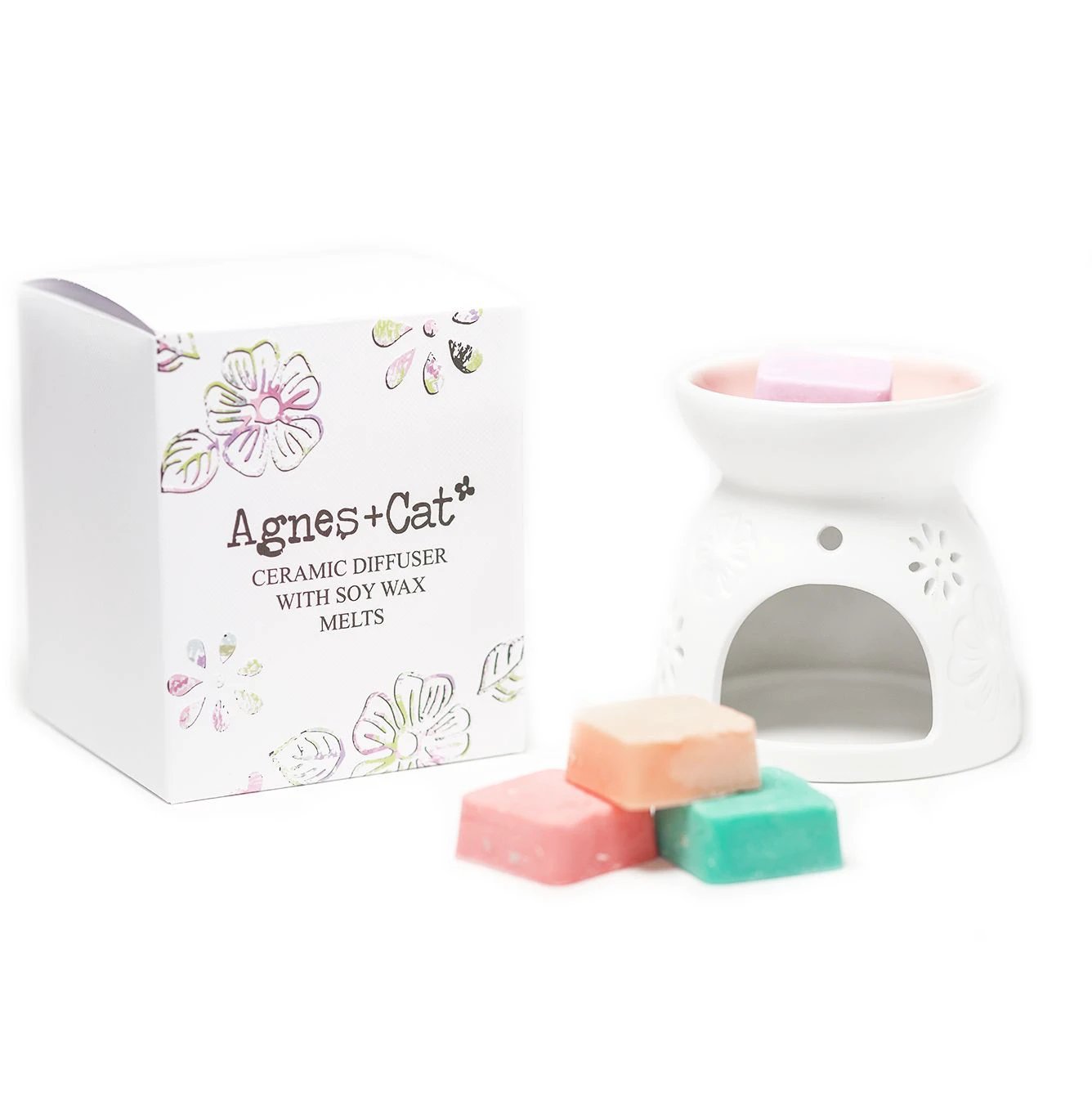 Wax Melter with Four Soy Wax Melts by AW Dropship UK