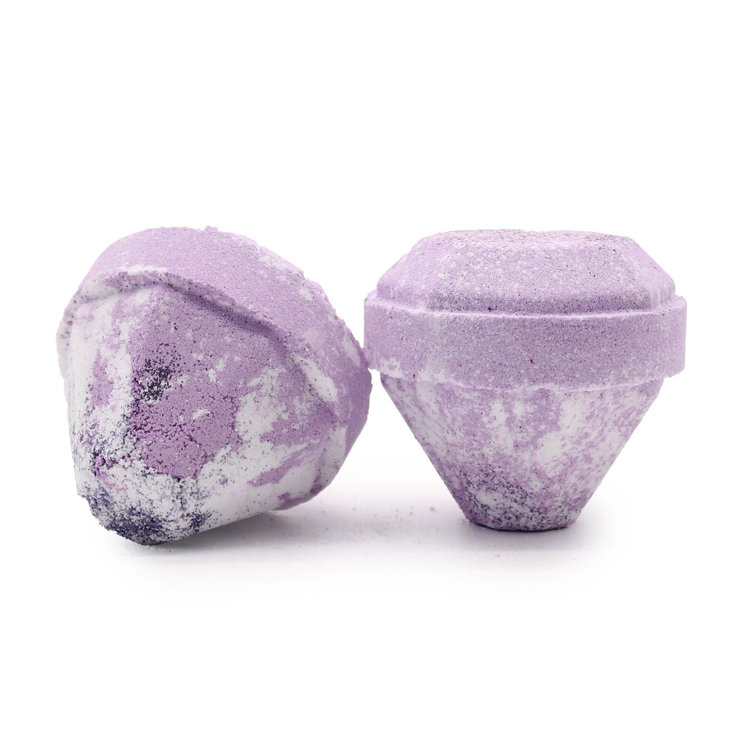 Gemstone Bath Bombs Extreme Fragrance White And Purple Luxury Bath Fizzies With Hidden Real Gem Inside by AW Dropship UK