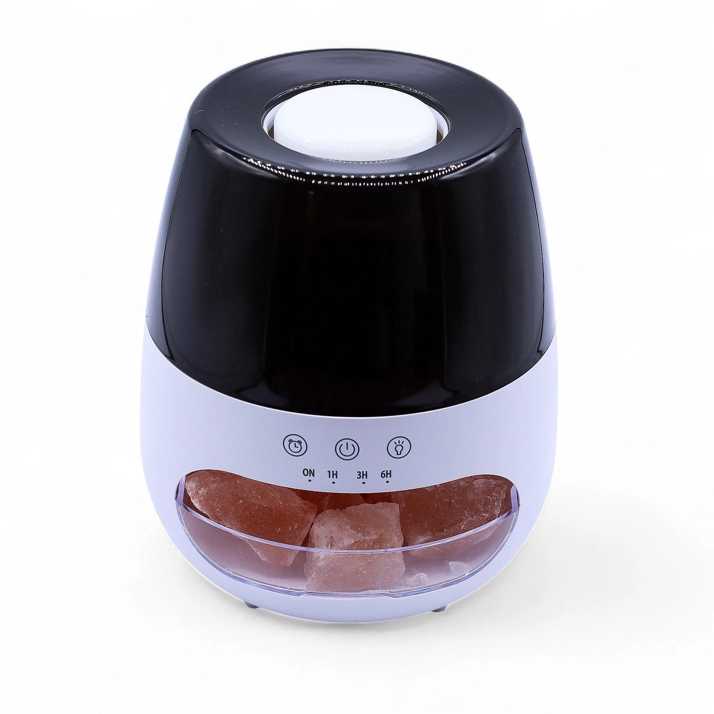 Salt Stone Flame Effect Aroma Diffuser - White USB - Colour Change and Timer by AW Dropship UK