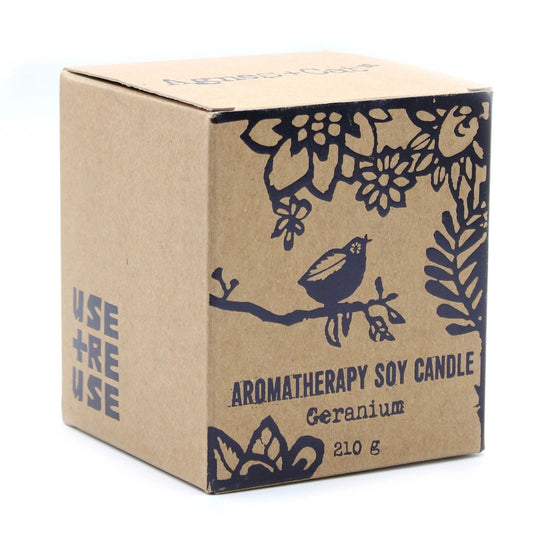 Agnes + Cat Herb Garden Candles - Geranium by AW Dropship UK