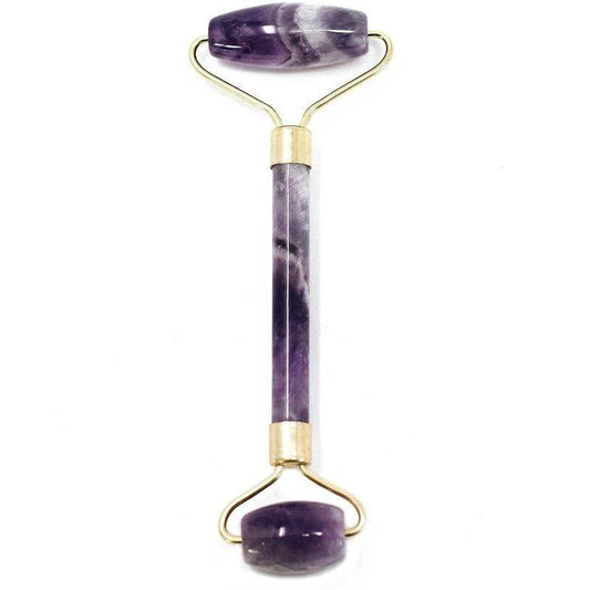 Gemstone Face Roller - Amethyst by AW Dropship UK