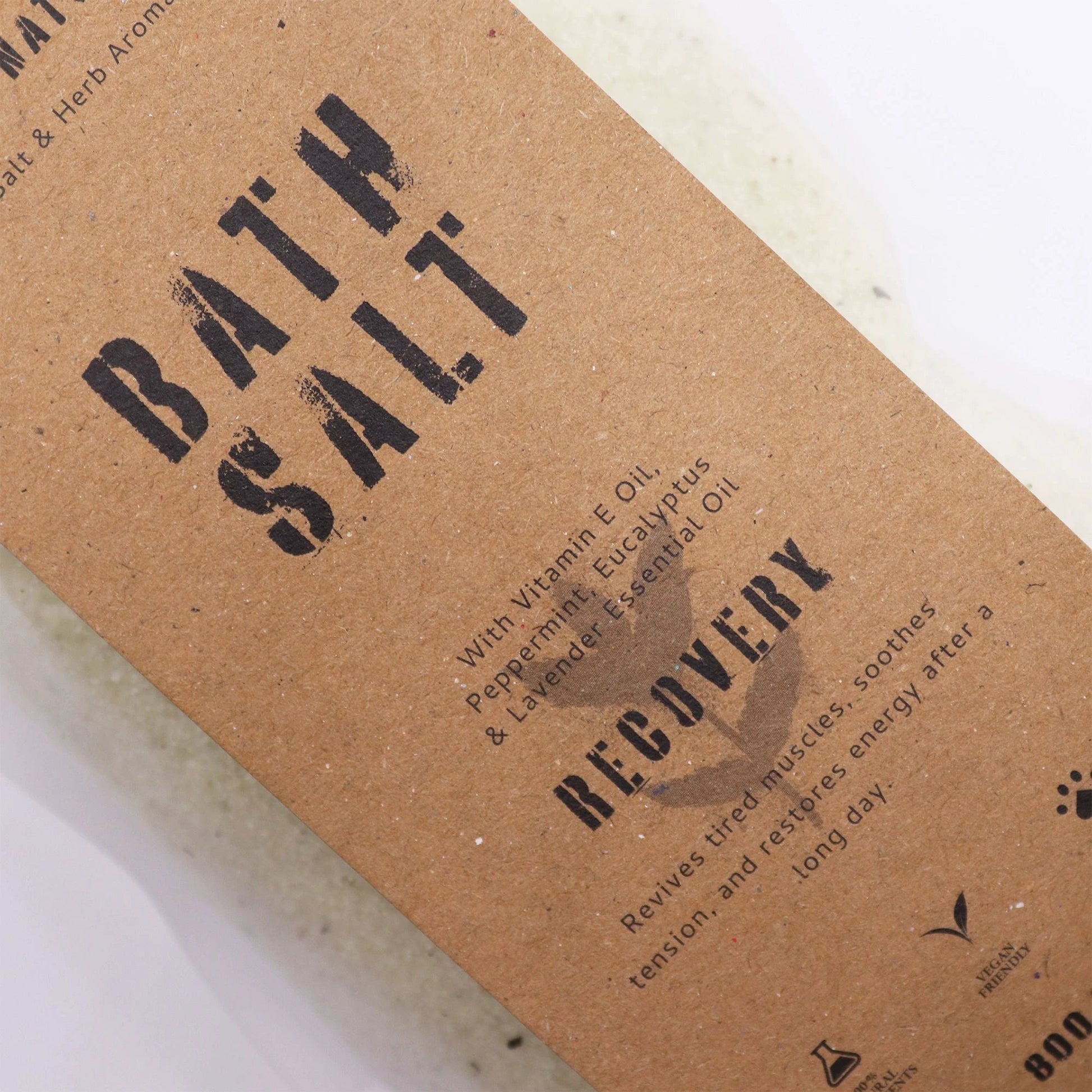 Greenman Rituals Menthol Aromatherapy Epsom Bath Salt – Recovery by AW Dropship UK