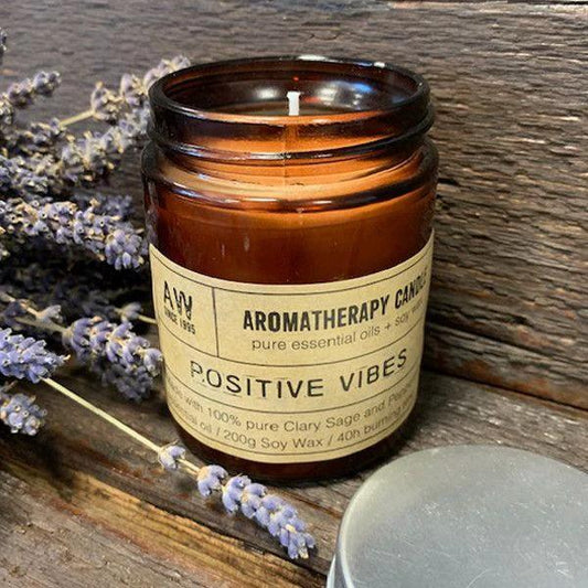 Aromatherapy Candle - Positive Vibes by AW Dropship UK