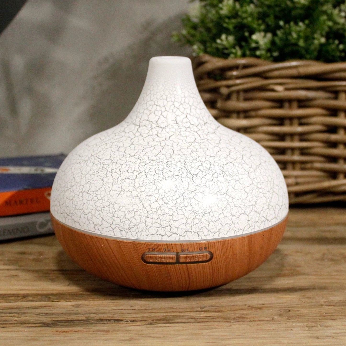 Santorini Atomiser - Shell Effect - USB - Colour Change - Timer by AW Dropship UK