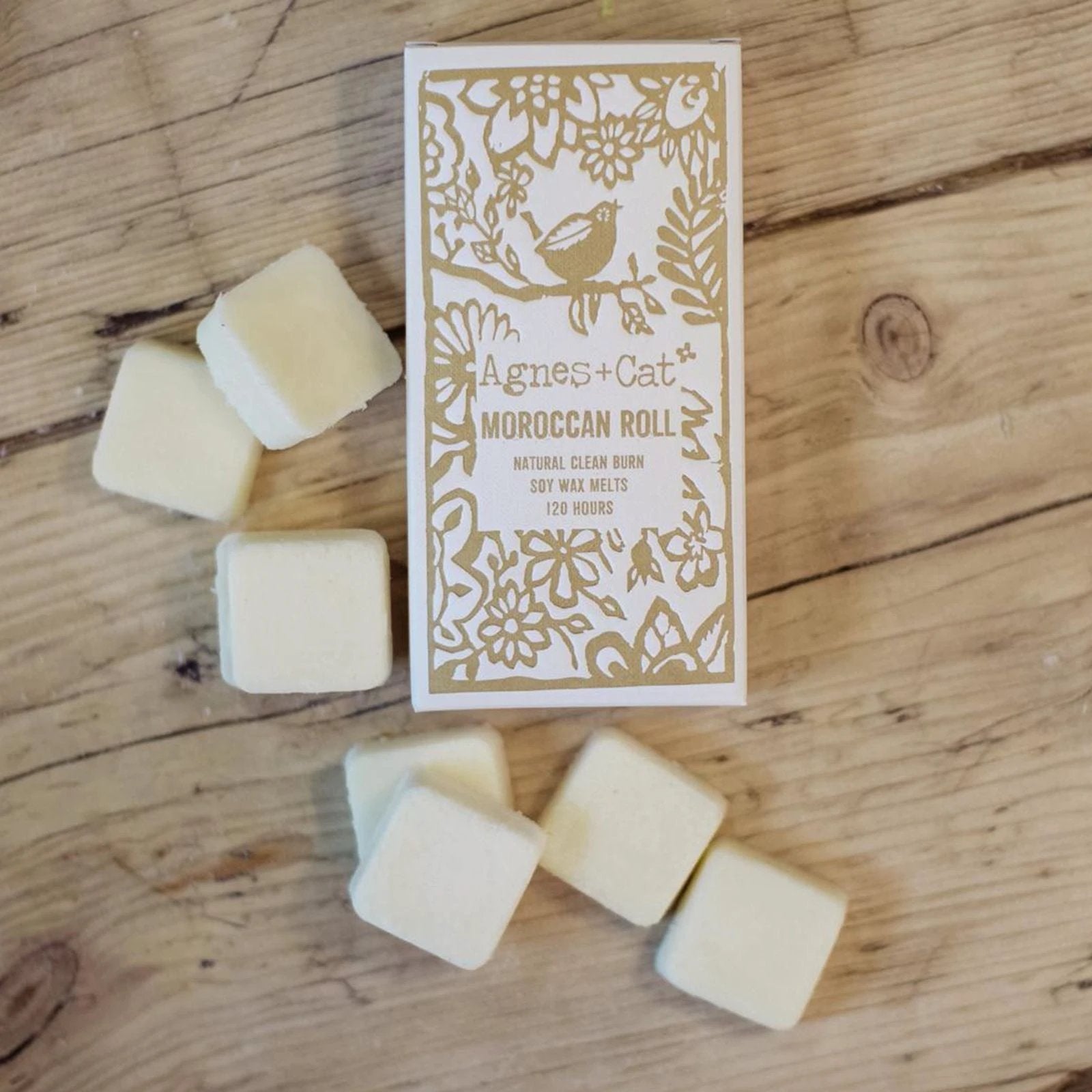 Agnes + Cat Box of 8 Wax Melts - Moroccan Roll by AW Dropship UK