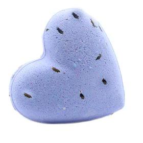 Love Heart Bath Bomb 70g French Lavender Soothing Calming Self Care Spa Moment Bliss by AW Dropship UK