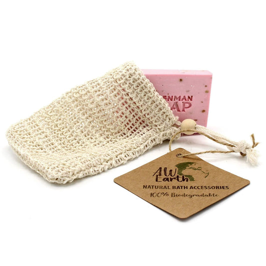 Nature Soap Bag - Washed Jute by AW Dropship UK