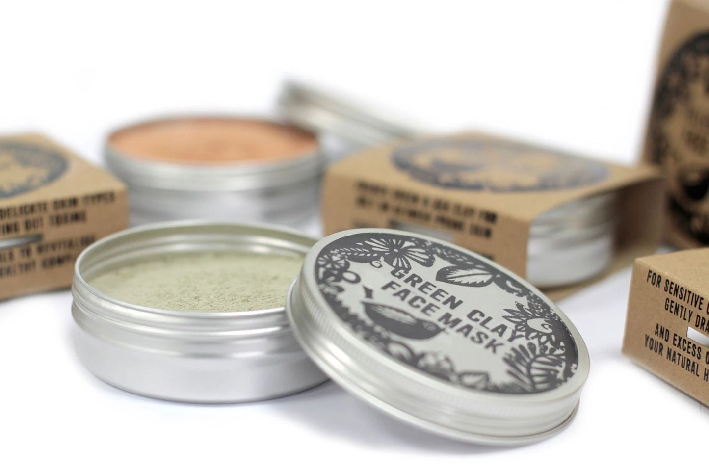 Agnes And Cat Green Clay Face Mask Purifying And Gentle Cleansing For Fresh Refreshed Skin by AW Dropship UK