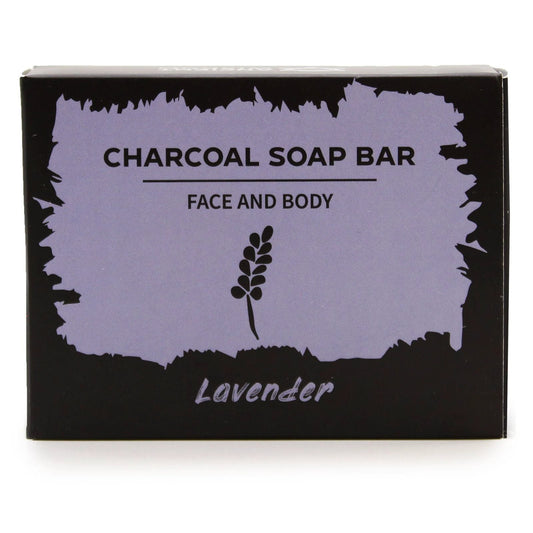 Charcoal Soap 85g - Lavender by AW Dropship UK