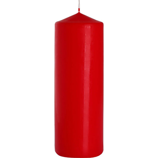 Pillar Candle 80x250mm - Red by AW Dropship UK