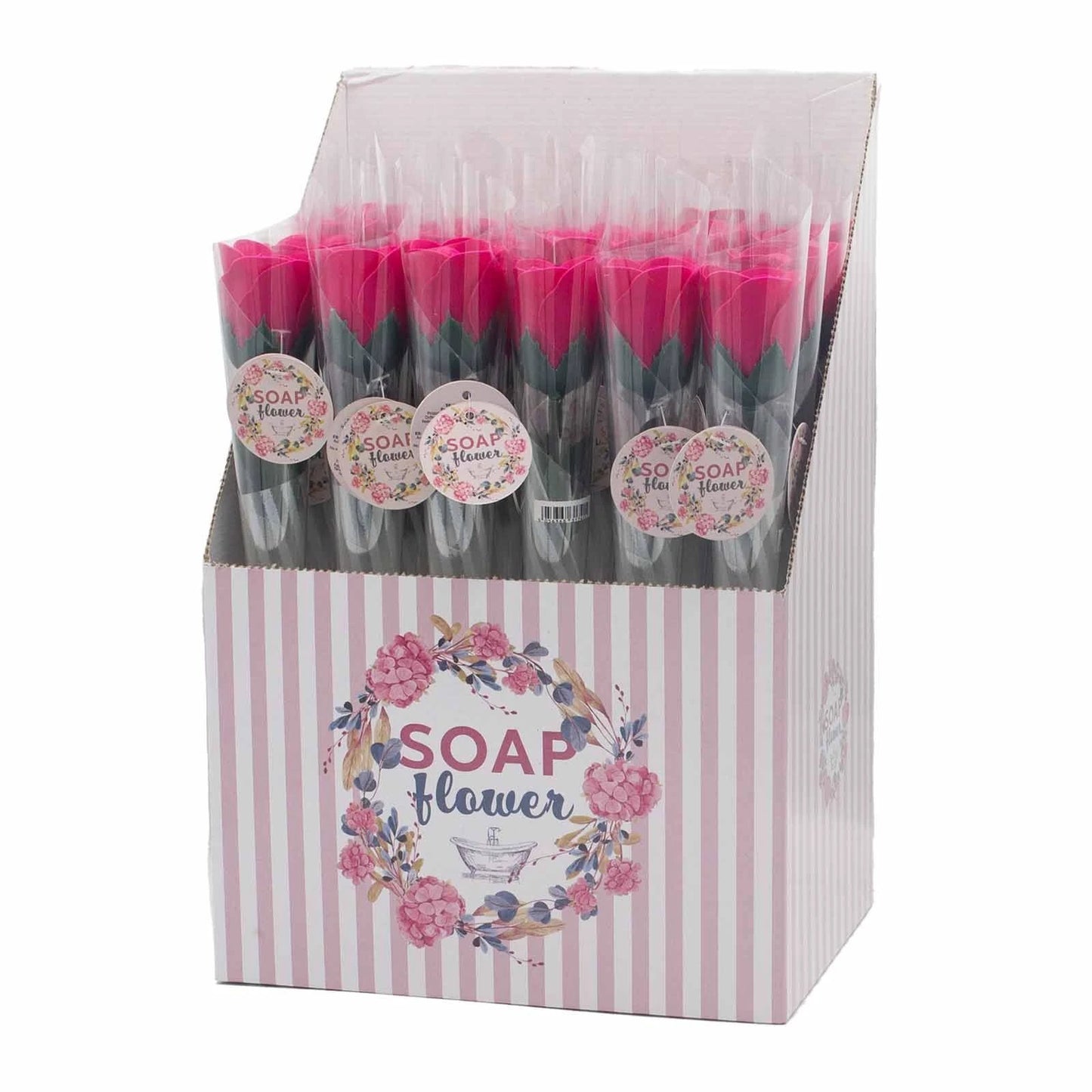 Soap Flower - Small Pink Rose by AW Dropship UK