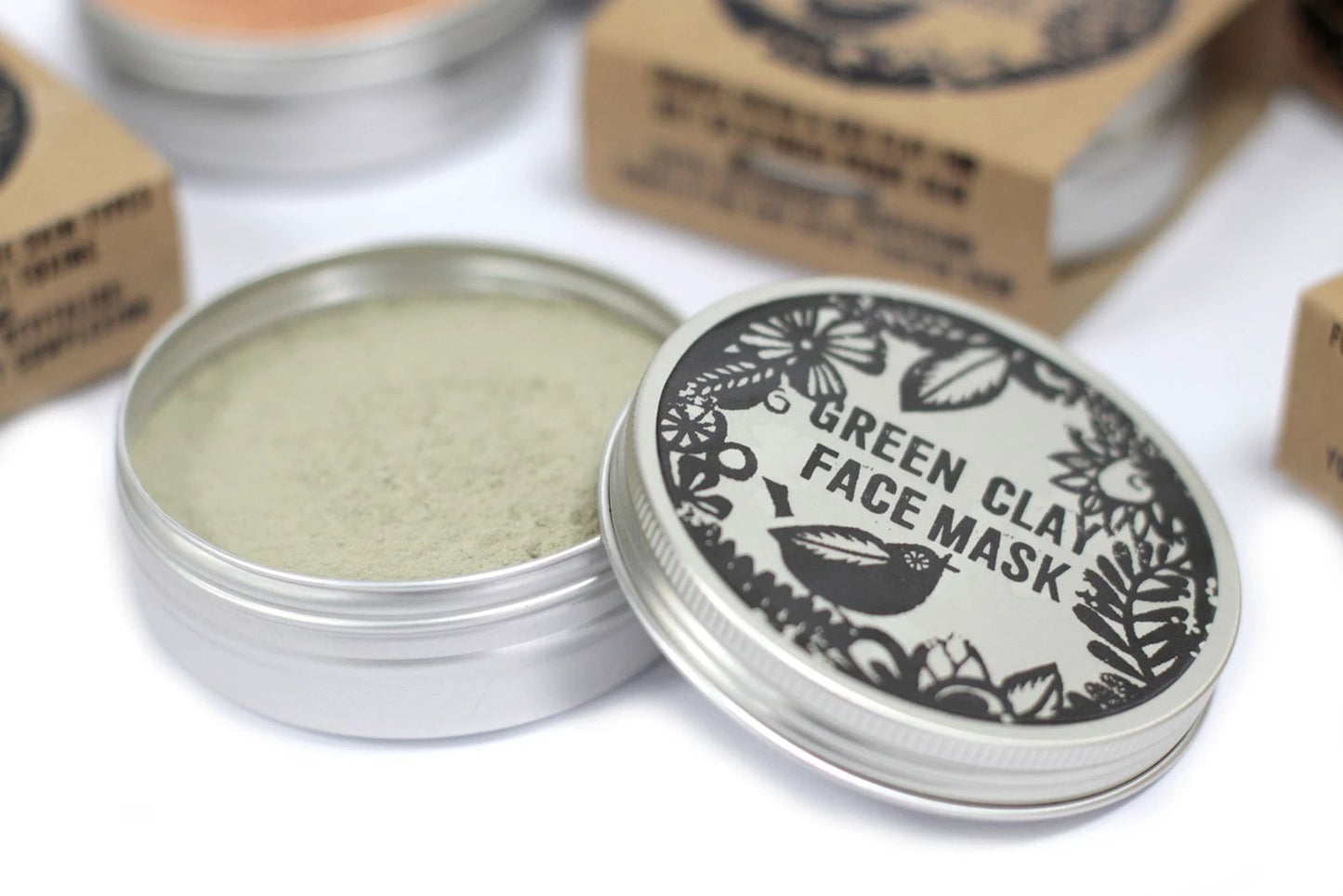 Agnes And Cat Green Clay Face Mask Purifying And Gentle Cleansing For Fresh Refreshed Skin by AW Dropship UK