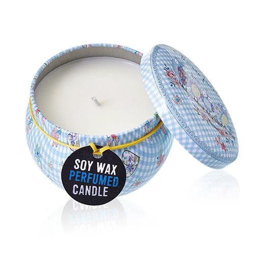 Art Tin Candle - Assorted Design - Friendly Messages - Parma Violet by AW Dropship UK
