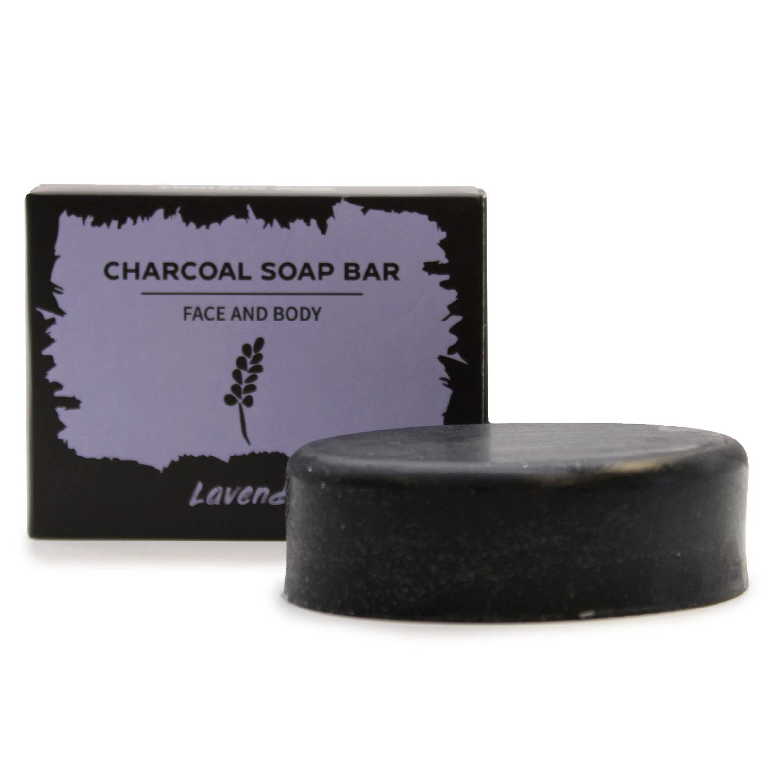 Charcoal Soap 85g - Lavender by AW Dropship UK