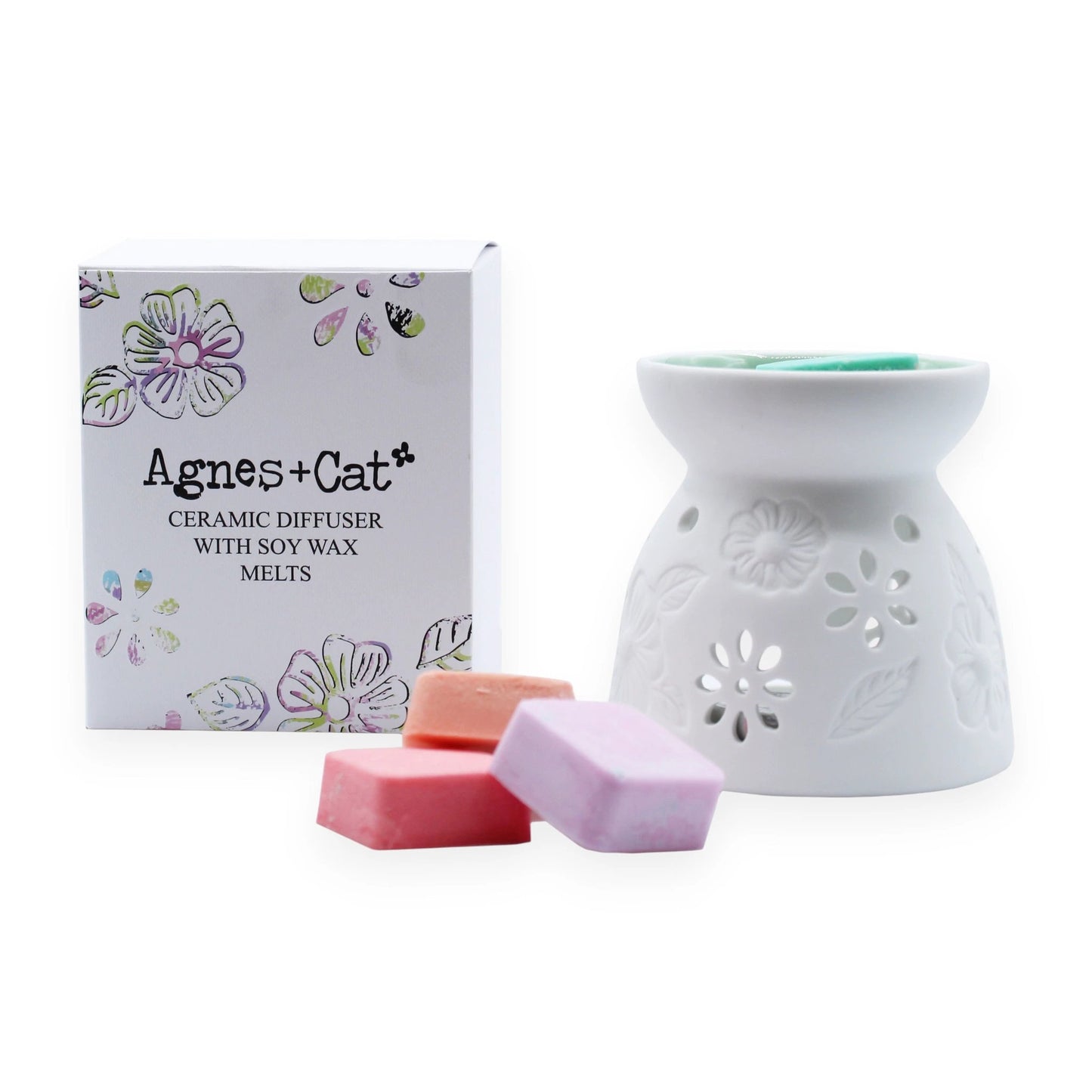 Wax Melter with Four Soy Wax Melts by AW Dropship UK