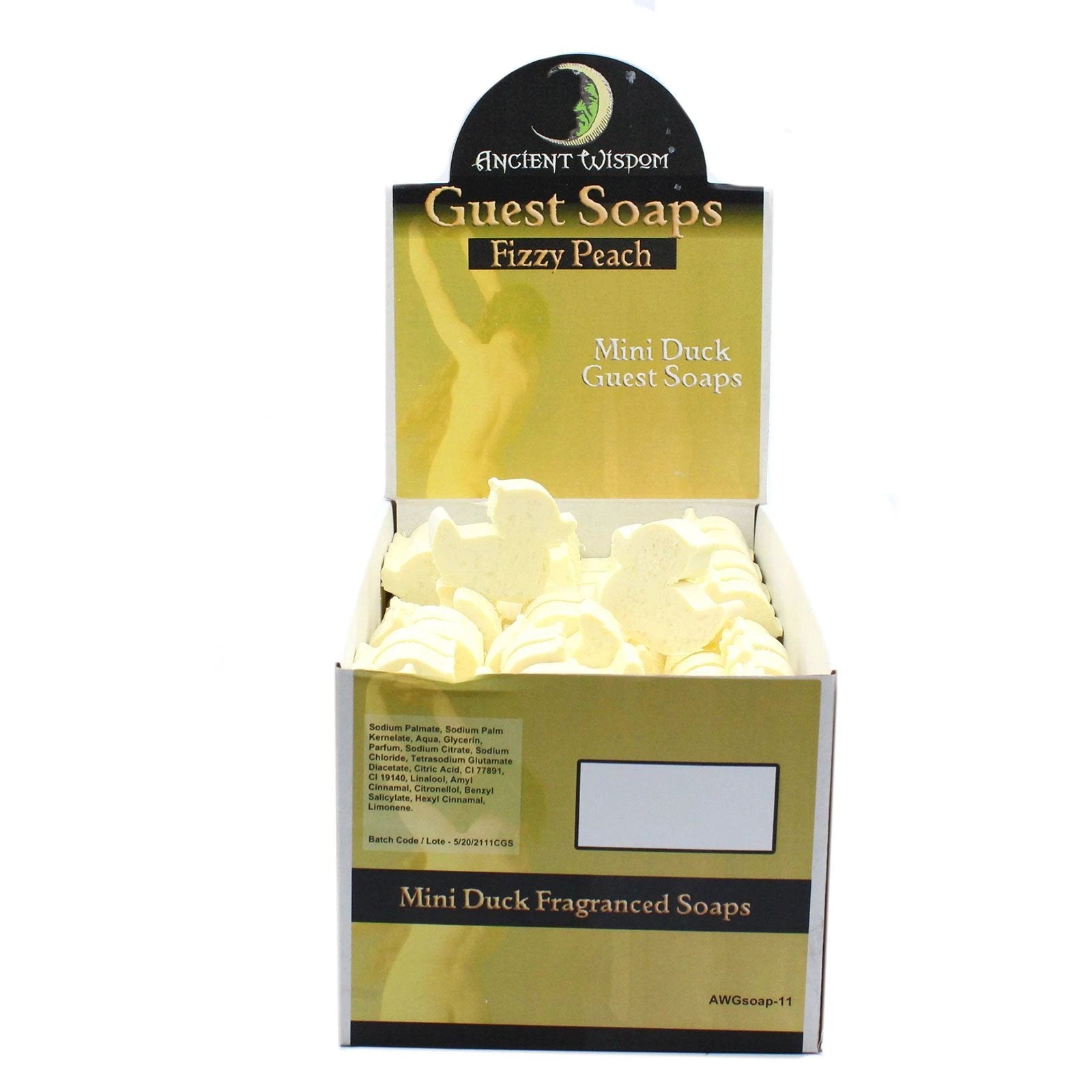 Yellow Duck Guest Soap - Fizzy Peach by AW Dropship UK