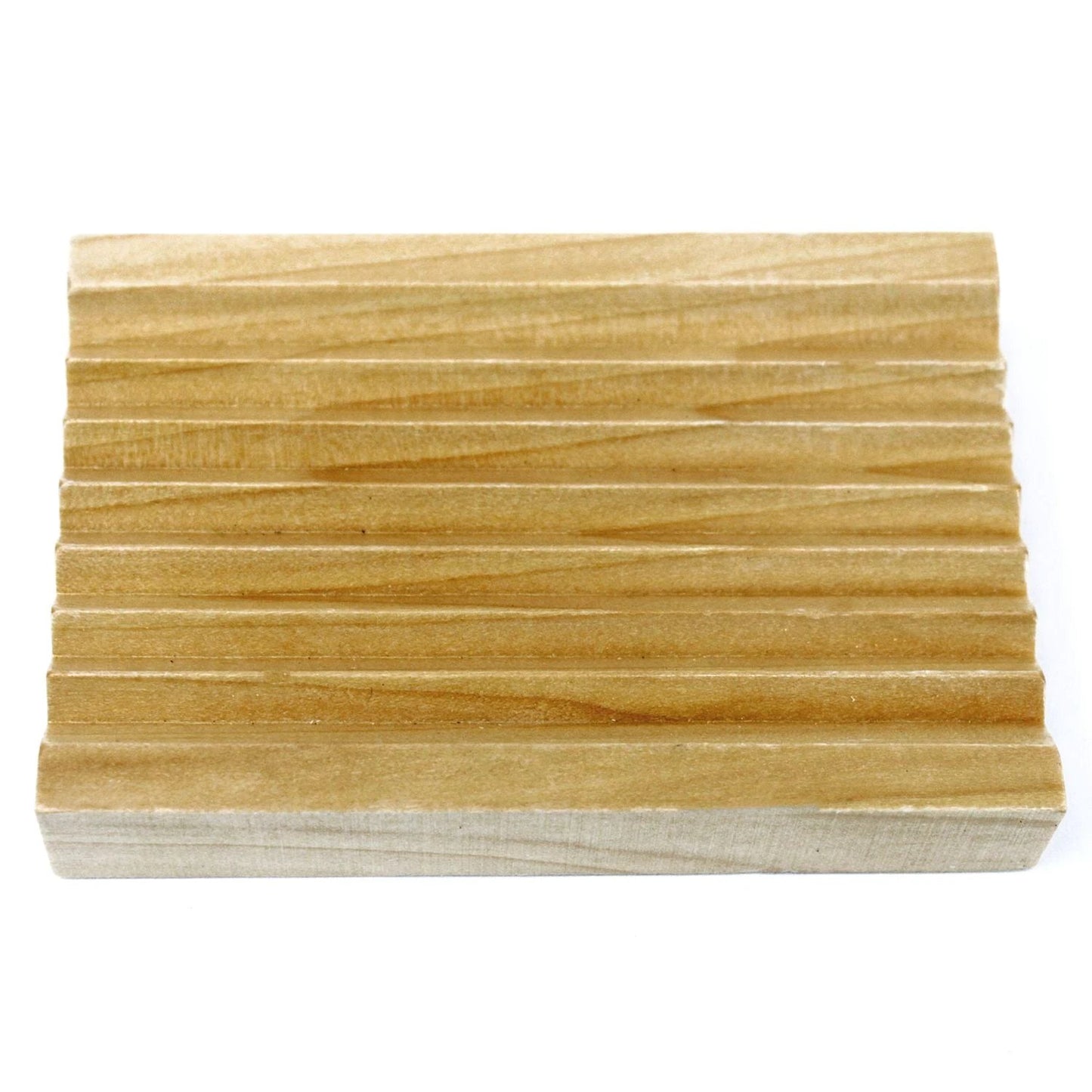 Hemu Wood Soap Dish - Groovy by AW Dropship UK