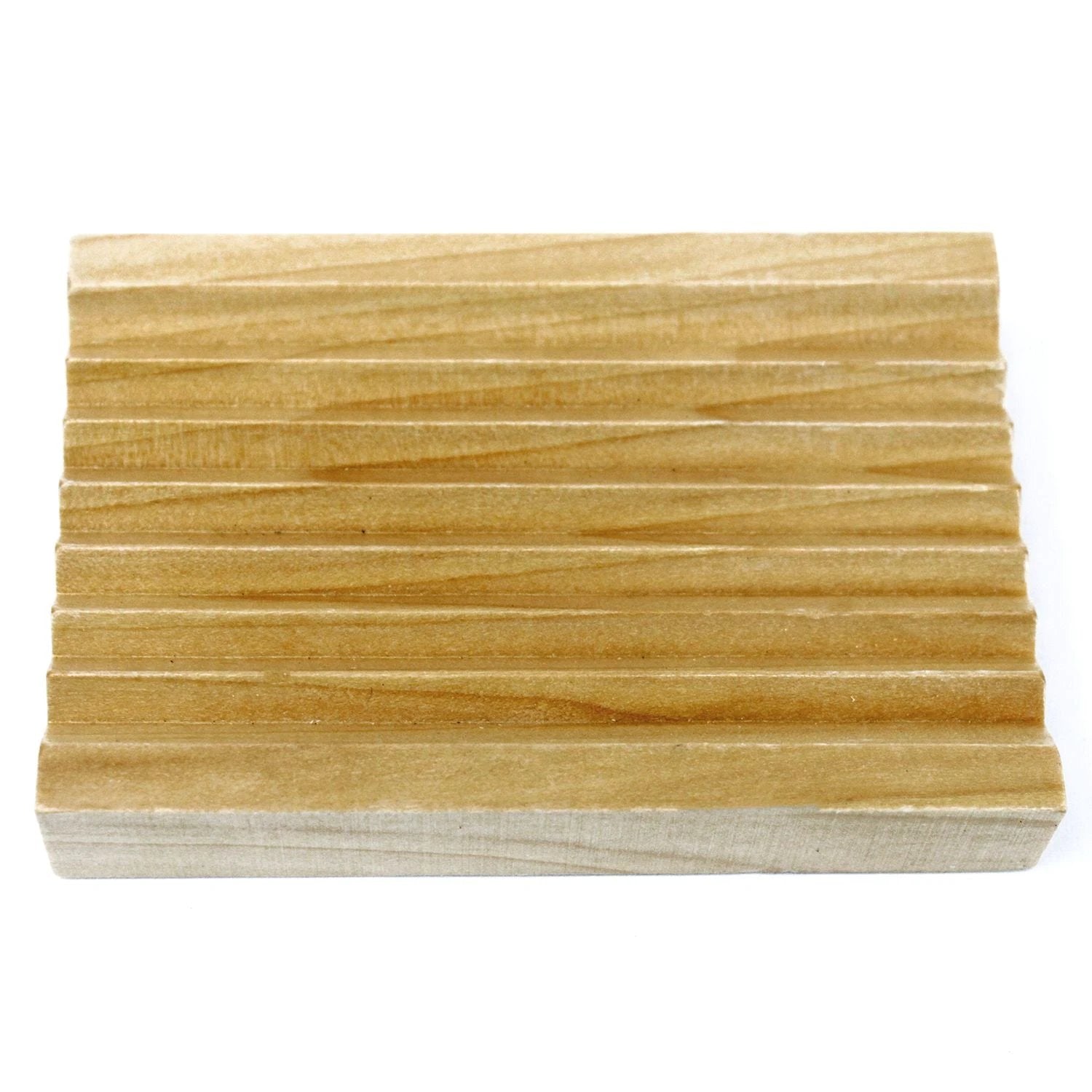Hemu Wood Soap Dish - Groovy by AW Dropship UK