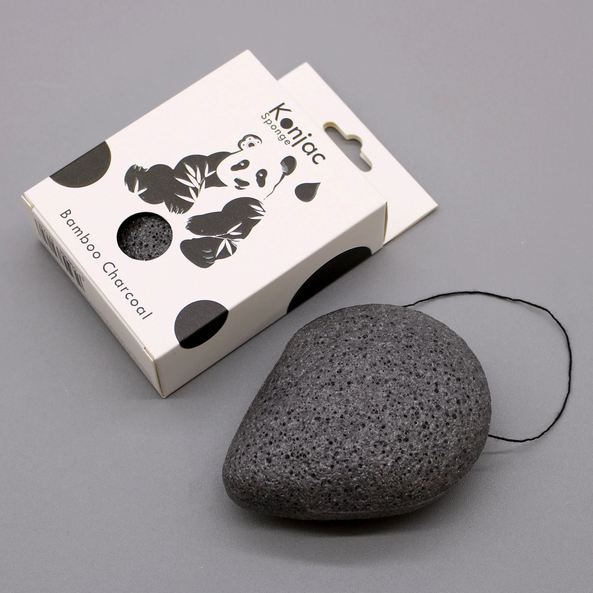 Teardrop Konjac Sponge - Bamboo Charcoal - Anti-bacterial by AW Dropship UK