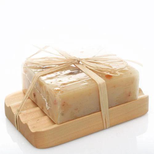 Hemu Wood Soap Dish - Corrugated by AW Dropship UK