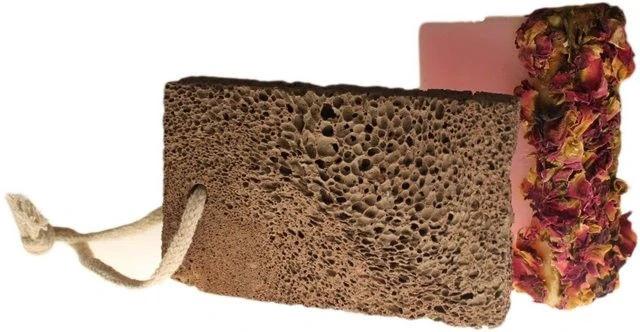 Volcanic Foot Stone -Square Soap Shape by AW Dropship UK