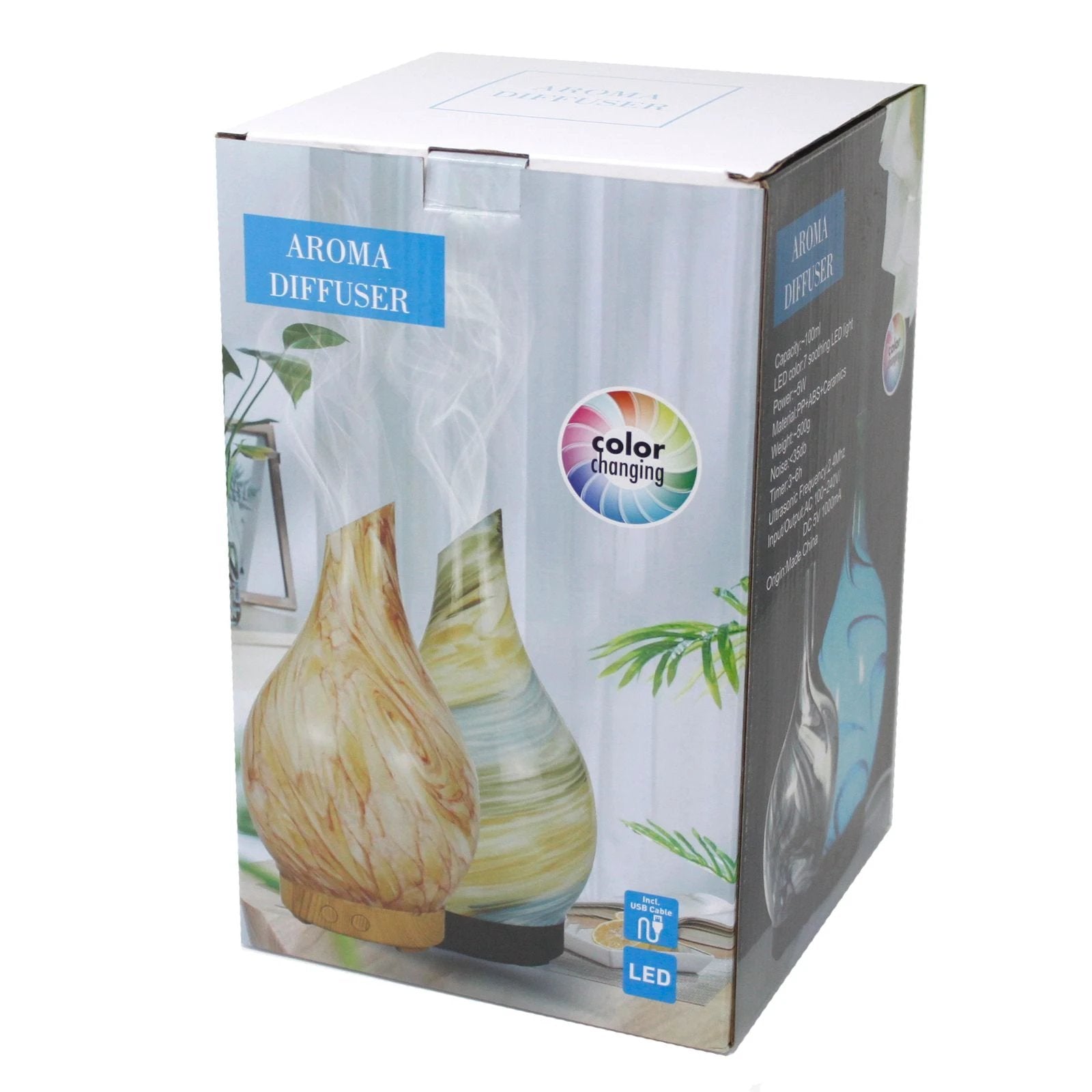 Ibiza Atomiser - Infinity Lights - USB - Colour Change by AW Dropship UK